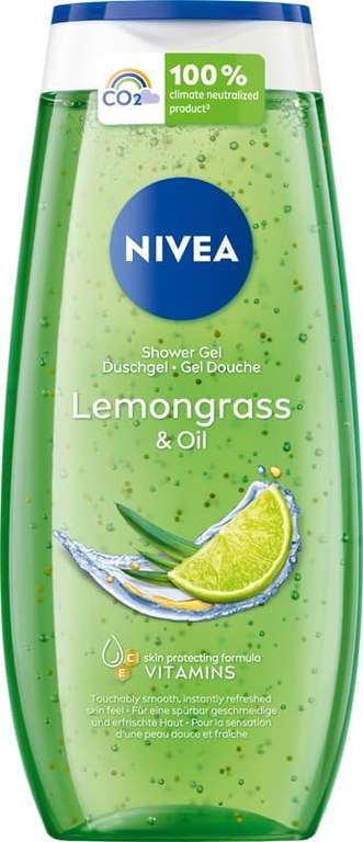NIVEA Lemongrass & Oil Odświeżający żel pod prysznic 250 ml
