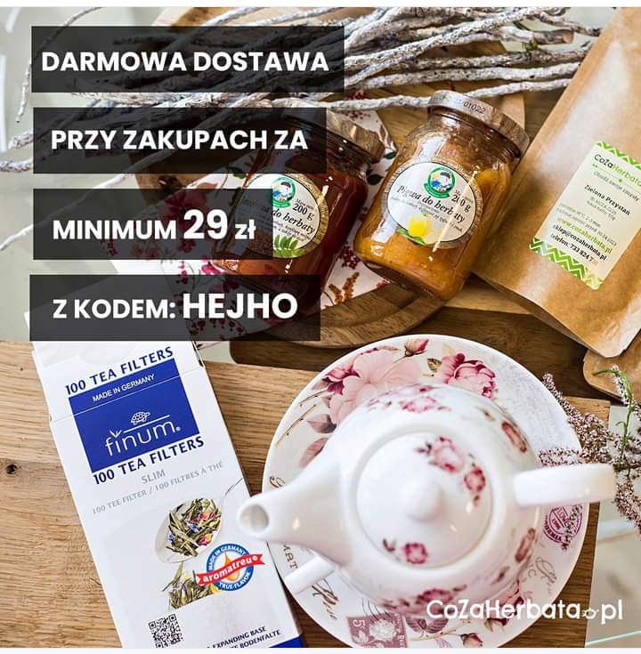 Darmowa dostawa od 29 zł na cozaherbata.pl