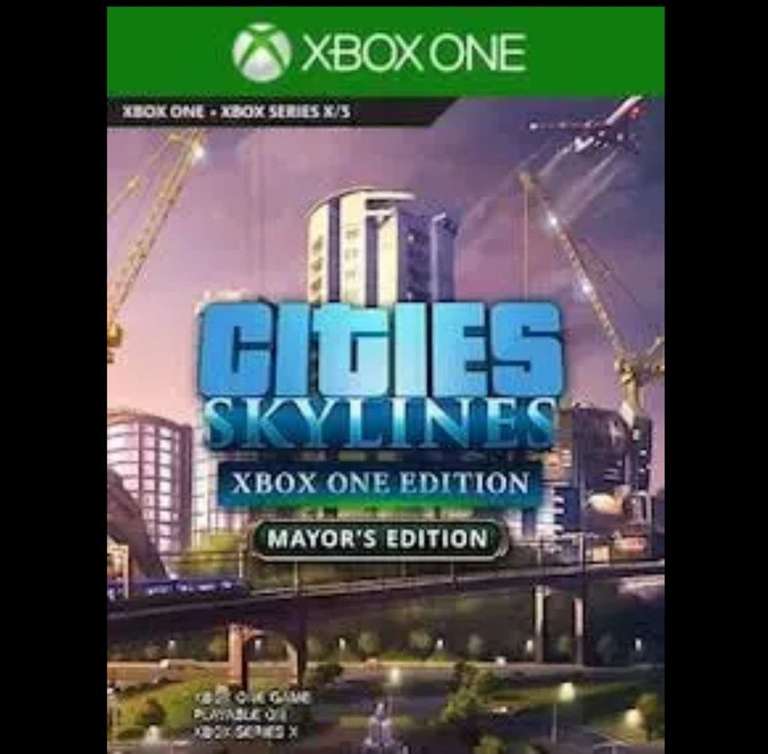 Cities Skylines Mayor's Edition AR XBOX ONE/Xbox Series X|S - wymagany VPN