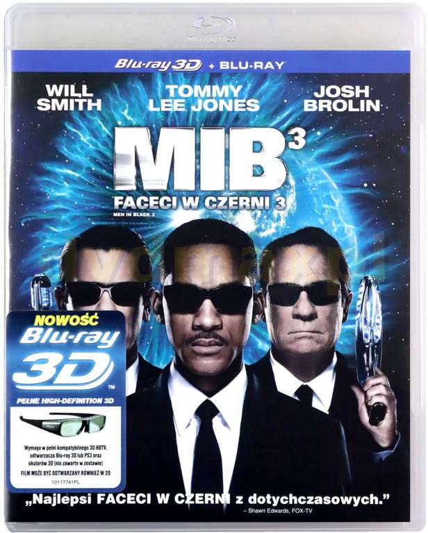 Faceci w czerni 3 3D (Blu-Ray 3D) + ( Blu-Ray ) PL