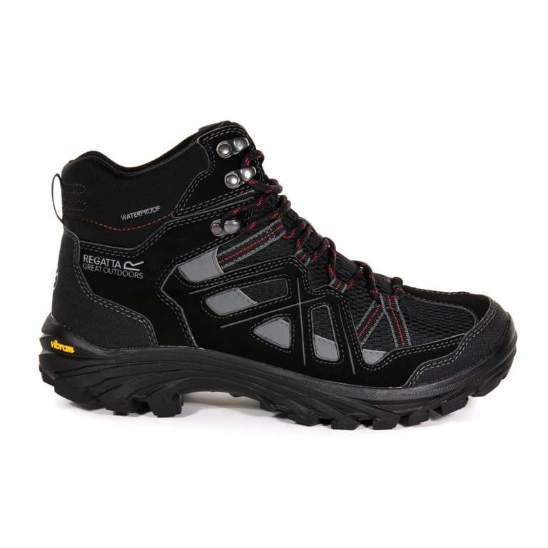 Męskie buty trekkingowe Regatta Burrell II Czarne