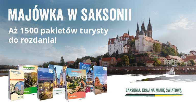 Bezpłatny pakiet turystyczny (mapy, przewodniki) po Saksonii
