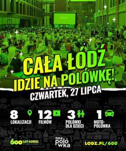 Kino plenerowe za darmo w Łodzi