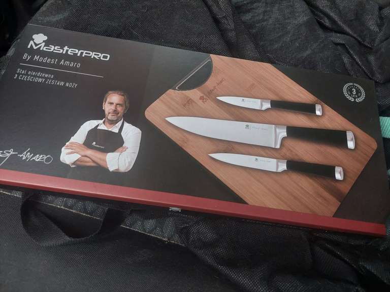 Zestaw noży kuchennych masterpro w Lidlu