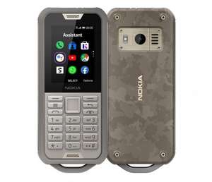 Telefon Nokia 800 Tough 4G Dual SIM Pustynny Szary (VoLTE, KaiOS - Google Maps, Whatsapp, FB) wysyłka Amazon