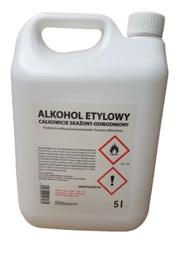Alkohol etylowy, kosmetyczny spirytus, etanol skażony 99%, rektyfikowany