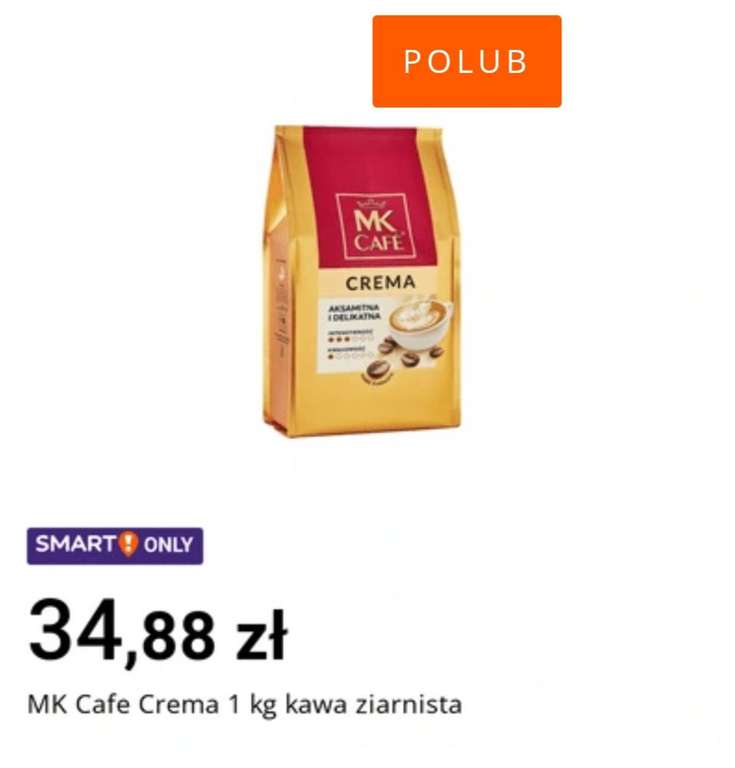 Kawa ziarnista MK Cafe Crema 1kg