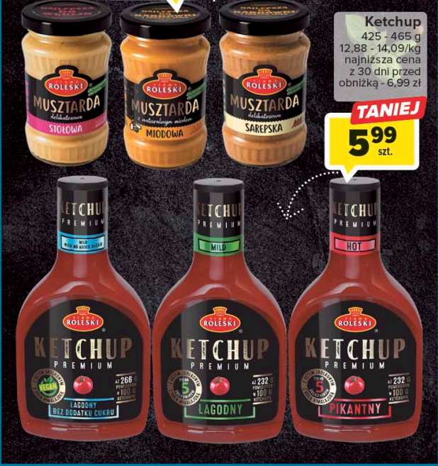 Ketchup Roleski - Bardzo dobry ketchup za 5.99 zł w Carrefour