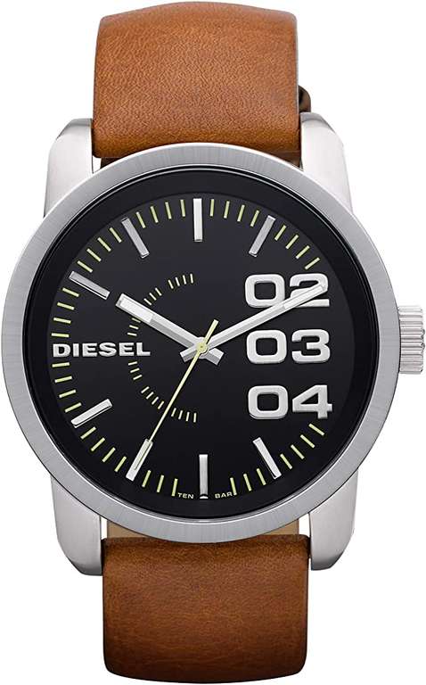 Zegarek męski Diesel DZ1513 (stal nierdzewna, skórzany pasek, 10 ATM) za 304 zł @Watches2U