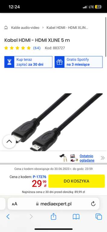 Kabel HDMI 5m