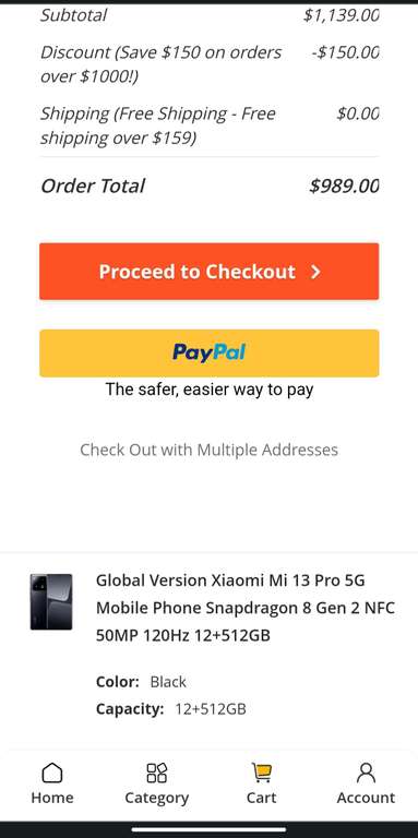 Smartfon Xiaomi 13 Pro Global 12+512GB | GShopper | Wysyłka CN | 989$ USD
