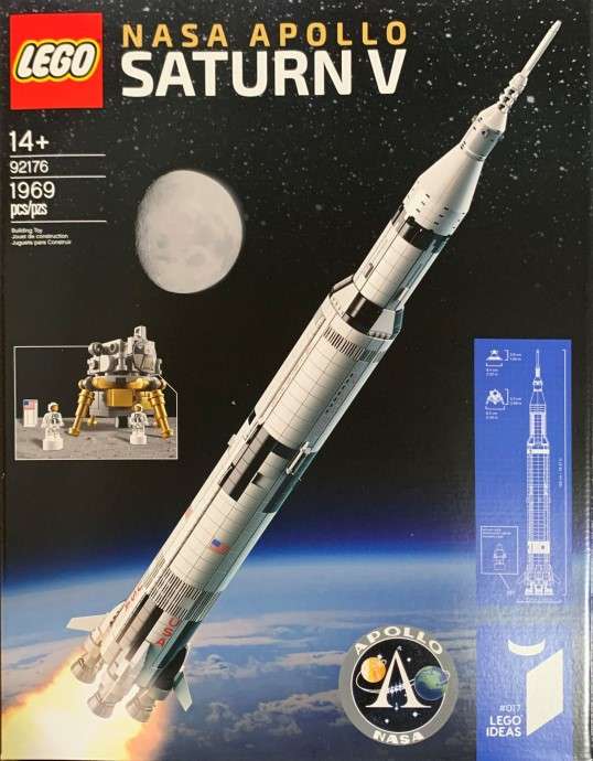 LEGO Ideas 21324 123 Sesame Street | LEGO Ideas 92176 Rakieta NASA Apollo Saturn V