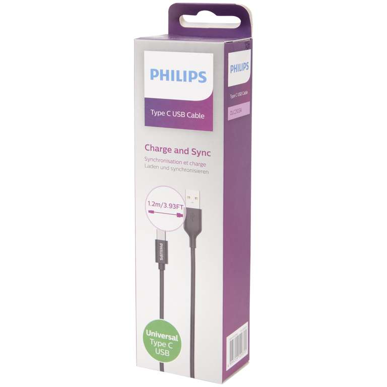 Kabel / Przewód Philips USB-C DLC2103A 1.2m