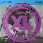 Struny do gitary elektrycznej D’Addario EXL120 (09-42) – Nickel Wound, Super Light