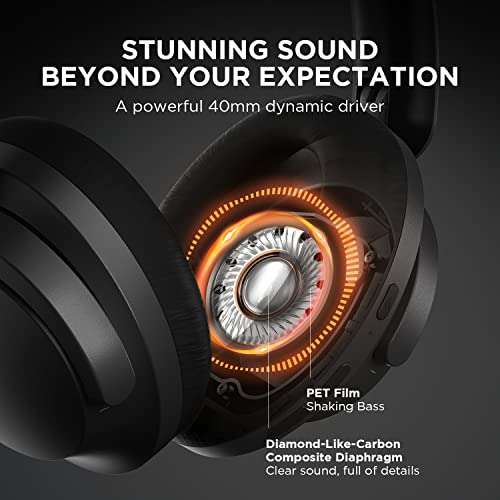 Słuchawki 1MORE SonoFlow Bluetooth ANC 70 Hours Playback, LDAC Hi-Res Wireless Audio 83.36€ + 5,99 €
