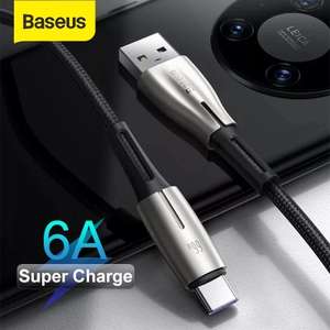 Baseus 6A USB Type C Supercharge 66W Fast Charger USB C kable