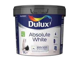 Farba akrylowa Dulux Absolute White 3 l na Allegro