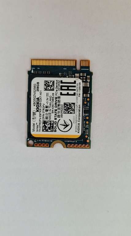 Dysk SSD Kioxia KBG50ZNS256G 256GB M.2 PCIe za 61.50 na Allegro