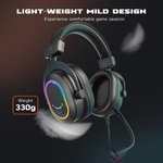Słuchawki gamingowe FIFINE H6 RGB (przetworniki 50 mm, 7.1, USB) | Wysyłka z CN | $27.37 @ Aliexpress