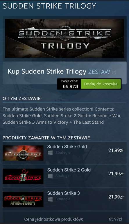 Sudden Strike Trilogy STEAM