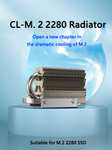 Radiator na dysk SSD M.2 2280 Coolleo HR-09 - $8.66