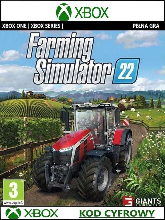 Farming Simulator 22 Xbox one / Xbox Series - klucz Argentyna VPN