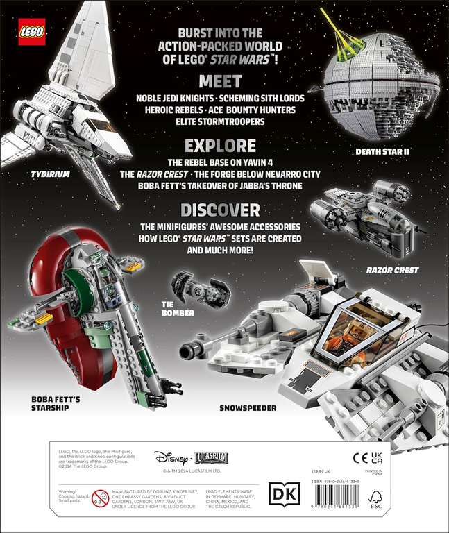 Książka LEGO Star Wars Visual Dictionary (Updated Edition): With Exclusive Star Wars Minifigure