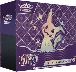 Karty Pokemon z nowego dodatku Paldean Fates Elite Trainer Box