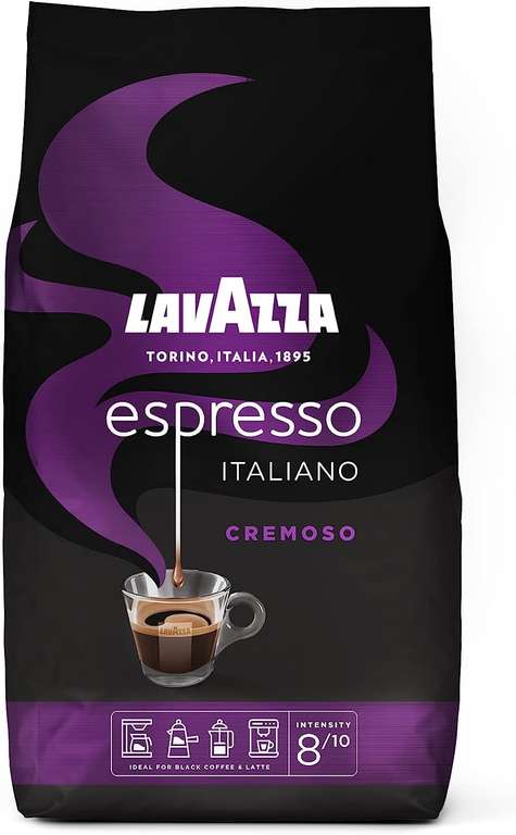 Lavazza Espresso Italiano Cremoso Kawa Ziarnista, 1 kg [amazon.pl]