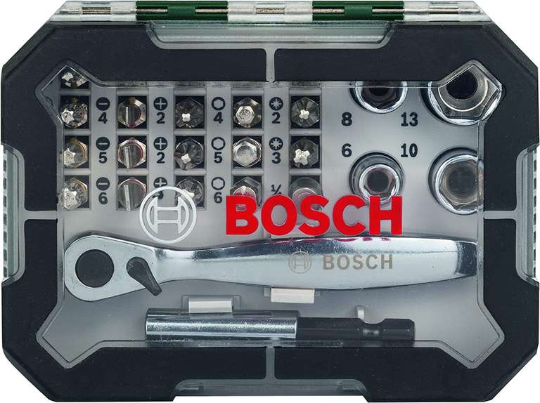 Bosch zestaw bitów 26 sztuk @Amazon