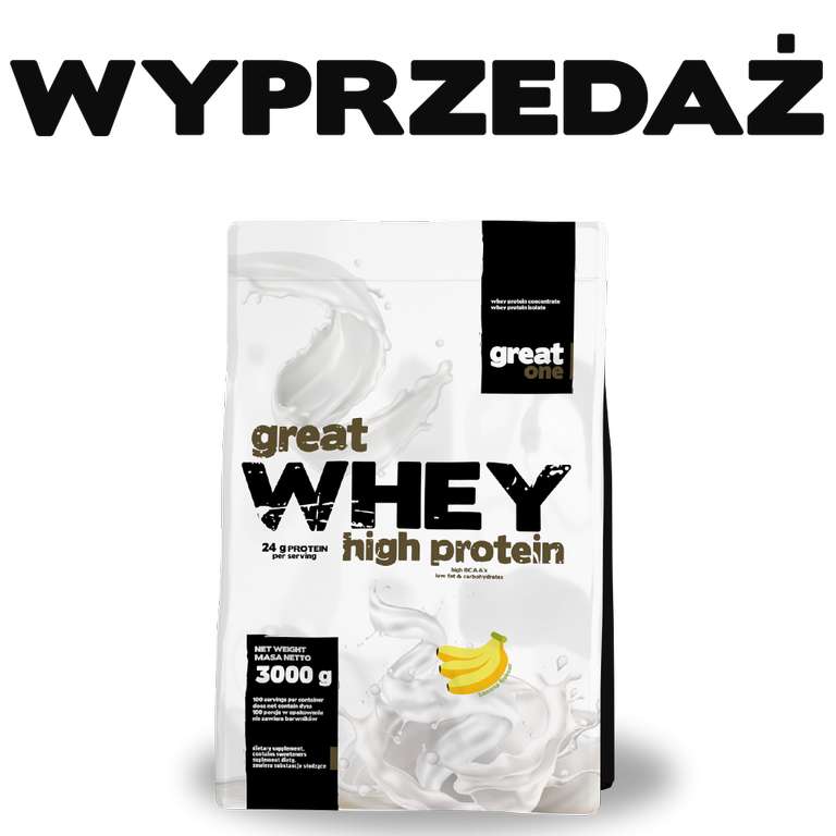 Białko Great Whey High Protein 3kg - Great One