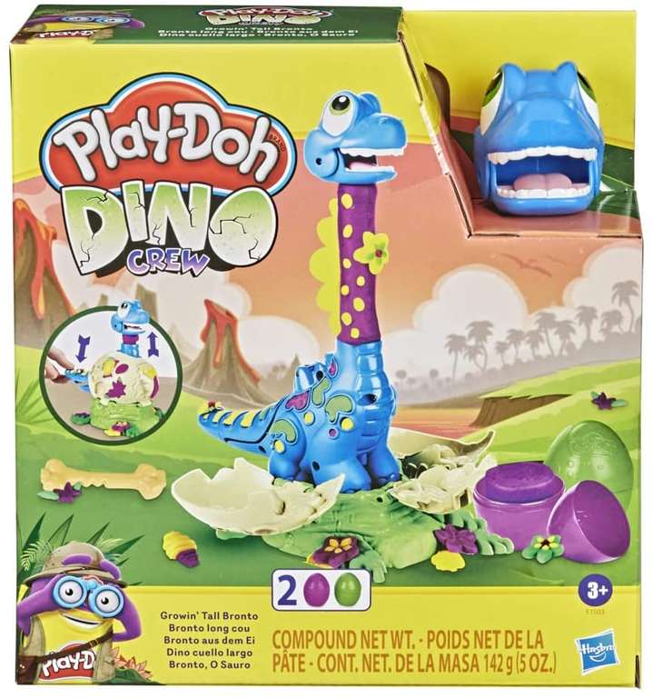 Play-doh wykluwający się dinozaur