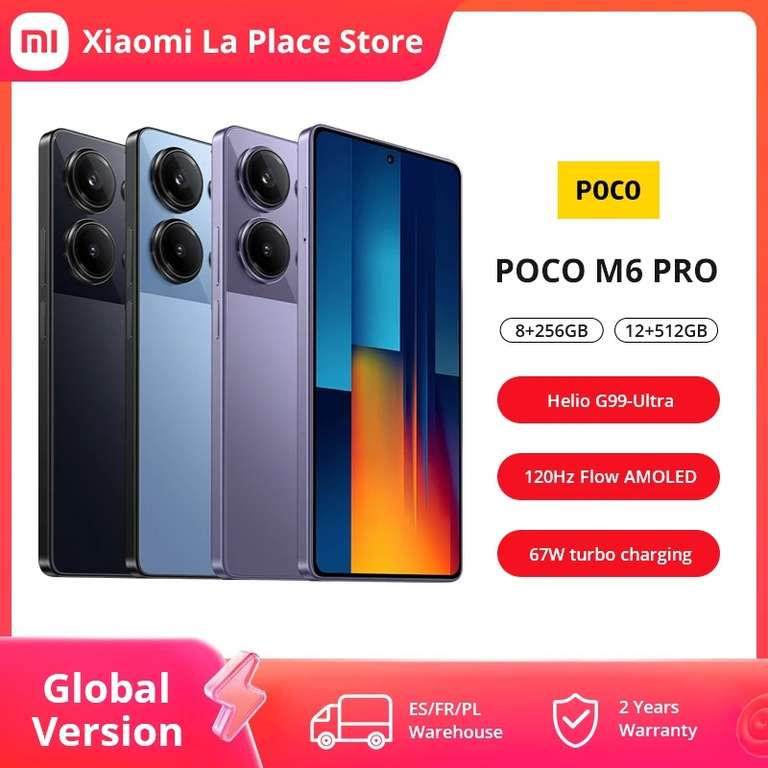 Smartfon POCO M6 Pro 8+256GB Global USD183.86