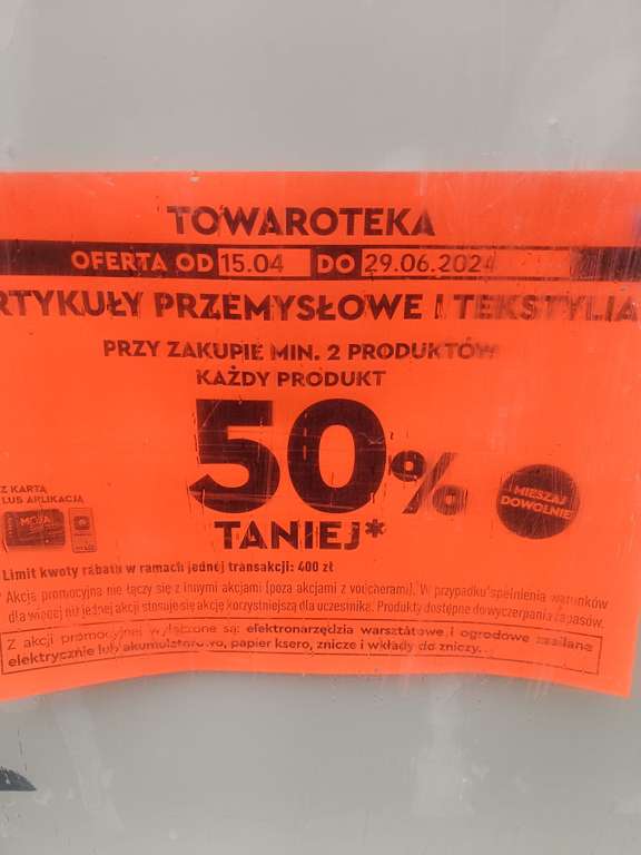 Nowa towaroteka Biedronka w Rzeszowie -50%