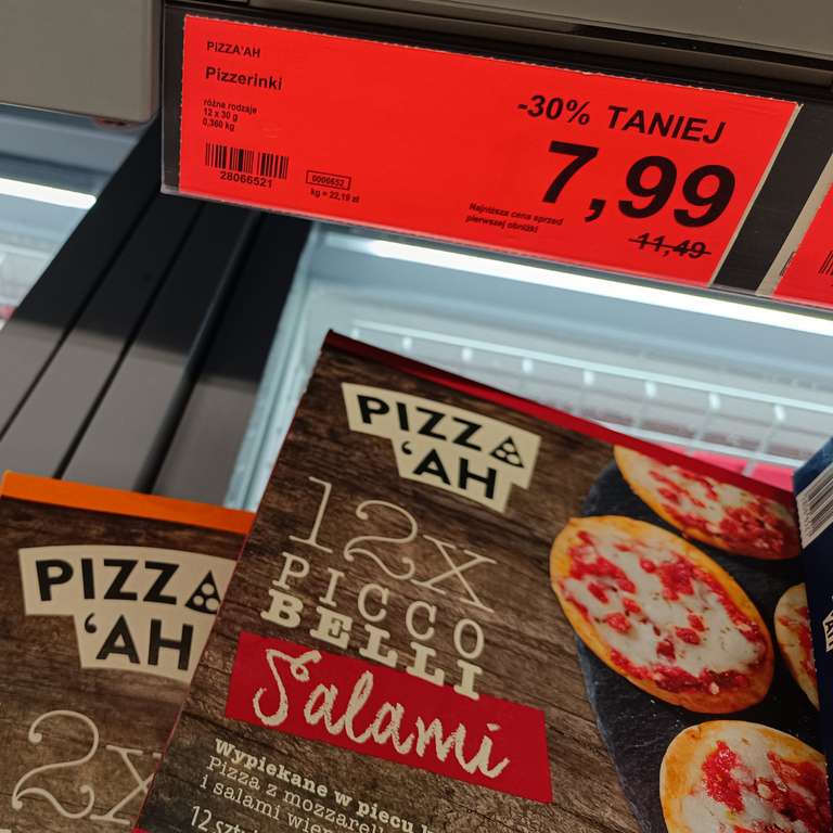 Pizzerinki PIZZ'AH 12x picco belli ALDI