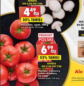 Pomidory malinowe kg @Biedronka