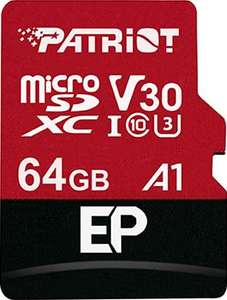 Karta Patriot MicroSD 64GB 18,96zł // 128GB 46,90zł