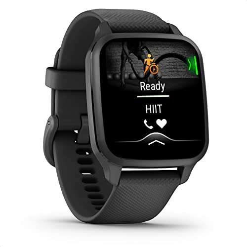 Garmin Venu Sq 2 Music smartwatch GPS 1,4" AMOLED wbudowany odtwarzacz muzyki analiza snu 25 apk sport Garmin Pay bateria do 11 dni