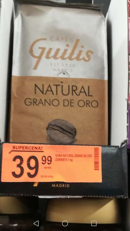 BIEDRONKA - Guilis Grana de Oro NATURAL kawa ziarnista 1 kg