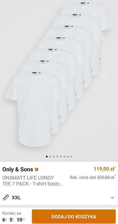 7-pak T-shirt Only & Sons XXL