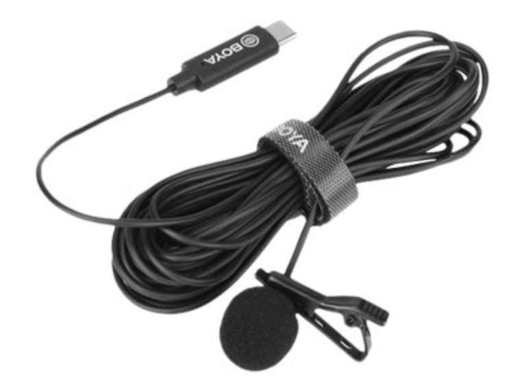 Mikrofon krawatowy USB-C Boya BY-M3