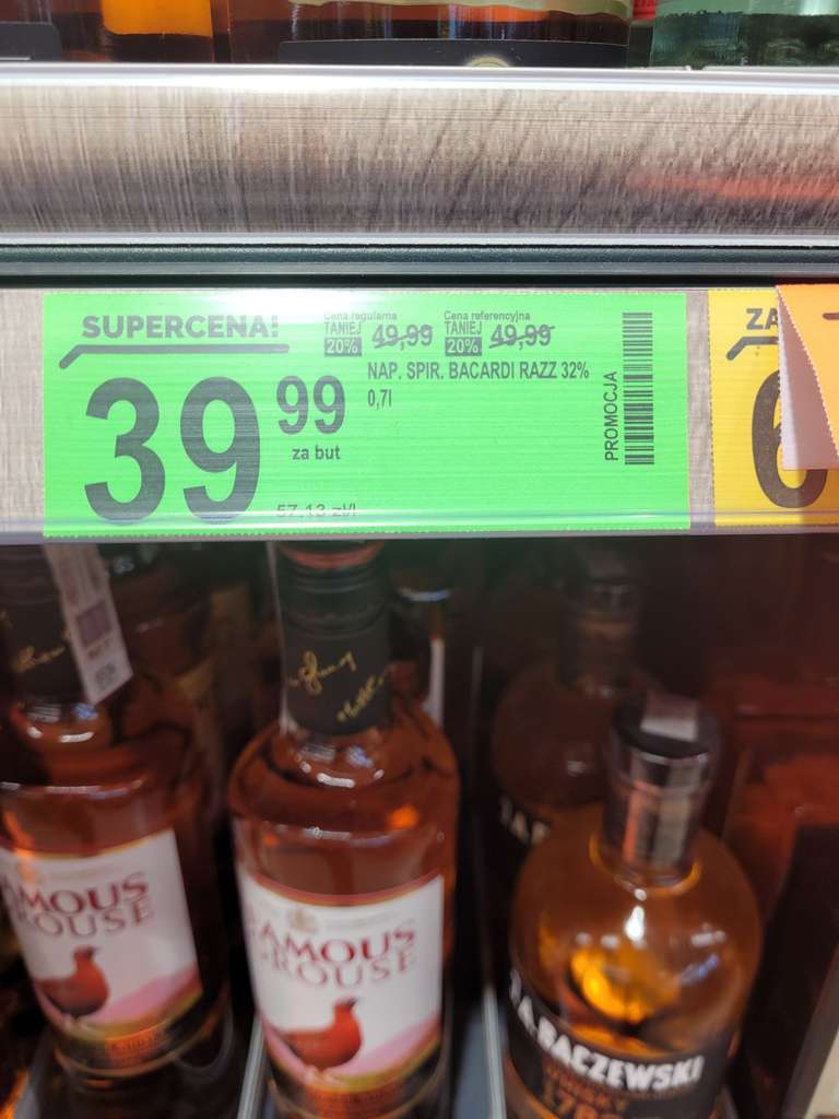 Rum Bacardi razz 32% 0,7l
