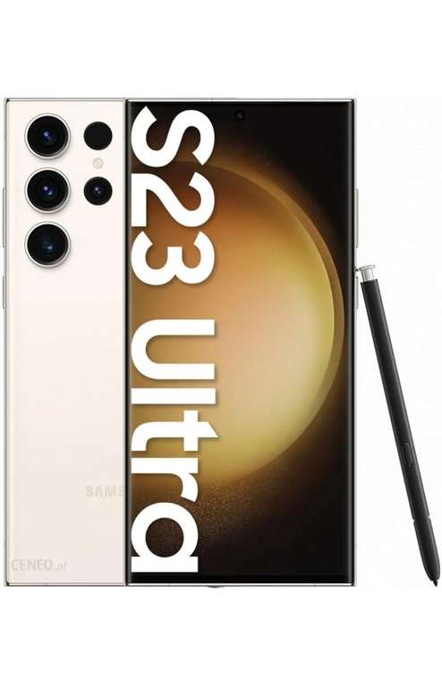 Samsung Galaxy S23 Ultra 5G SM-S918 8/256GB FV23% Kremowy/Zielony