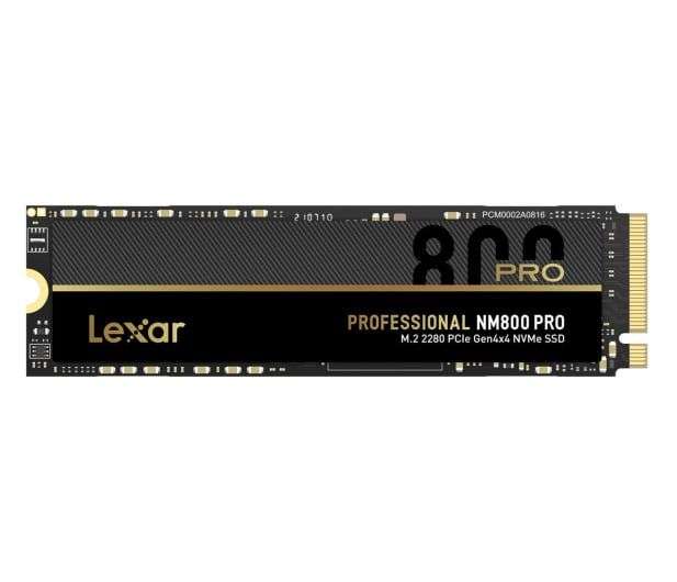 Dysk SSD Lexar NM800 Pro 2TB M.2 Gen4 NVMe (7500/6500 MB/s)