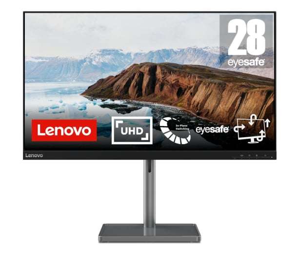 Monitor Lenovo L28u-35 (28" / 3840x2160 (4K) / IPS / 99% sRGB / regulacja wysokości + pivot)