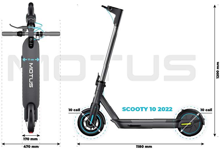 Hulajnoga elektryczna Motus Scooty 10 2022 za 2049zł @ Morele
