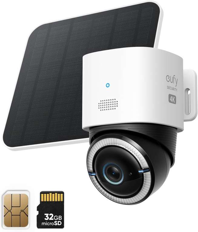 Kamera zewnętrzna Eufy 4G LTE CAM S330 z panelem słonecznym oraz obsługą 4G LTE @ Amazon
