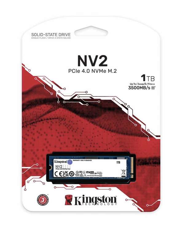 Dysk SSD Kingston NV2 1TB M.2 PCIe Gen4