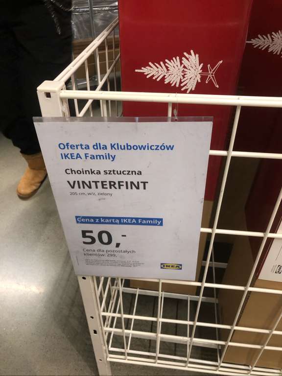 IKEA Wrocław Choinka sztuczna 205 cm zielona Vinterfint