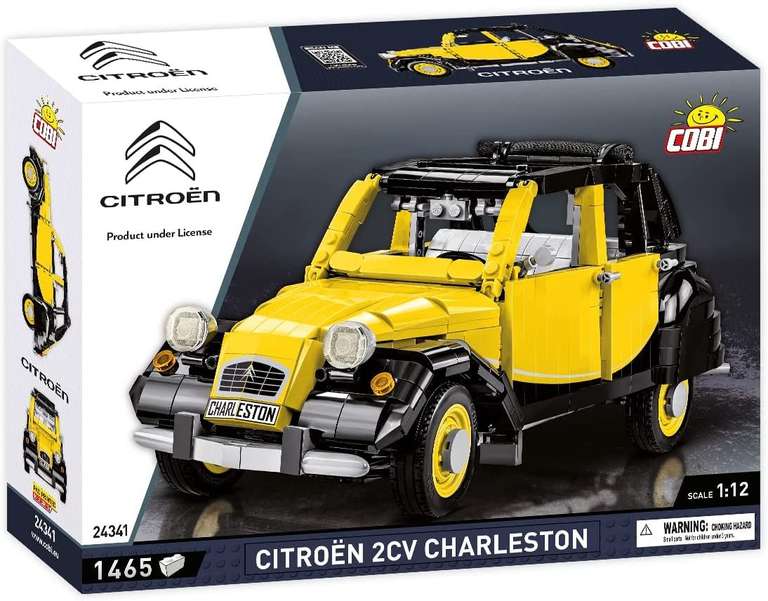 Klocki Cobi 24341 Samochód Citroën 2CV Charleston 1465 elementów skala 1:12